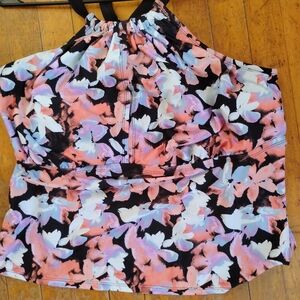 Swim top with built in bra 3x